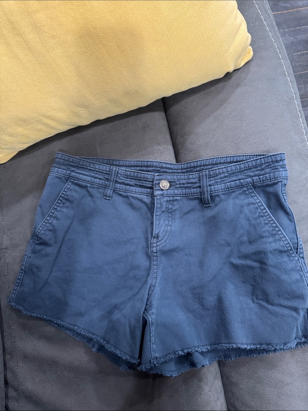 Prana Navy Sancho Jean-Style Shorts
